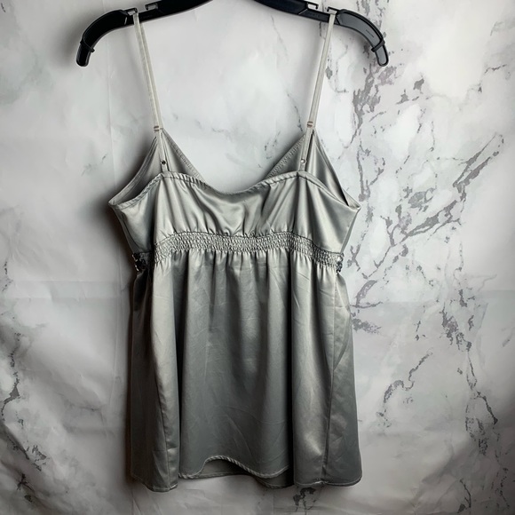 Express Silver Sequin Tank Top - Picture 4 of 7